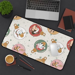 Christmas Disney Desk Mat, Magic Kingdom Office Supply, Mickey Home Decor, Disney Office Decor, Mickey Mouse Accessories, Disney Stationerye