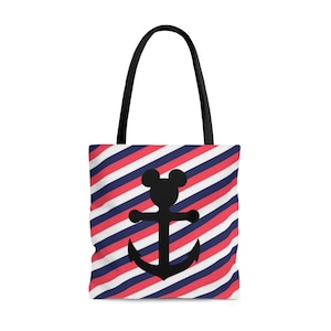 Disney Cruise Tote Bag - Mickey Mouse Sailor Canvas tote - Mickey Mouse Shopping Bag - Mickey Mouse Bag - Disney Dream Cruise Trip