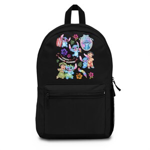 Stitch Backpack Lilo and Stitch Travel Bag Disney Theme Park Cute Disney Stitch Backpack Disney Bookbag Backpack Disney Gifts Stitch Movie