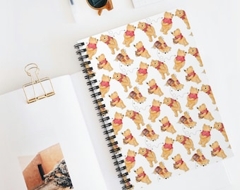 Disney Spiral Notebook, Disney Office Supplies, Disney Stationery, Winnie The Pooh Office Decor, Disney Gifts, Disney Planner,Disney Journal