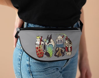 Disney Villain Fanny Pack, Halloween Villain Disney Waist Bag, Fall Disney Bag, Disney Gift, Mickey MouseTravel Bag, Disney Trip Fanny