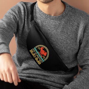 Disney Demi Dad Fanny Pack, Moana Disney Waist Bag, Disney Bag, Disney Father's day Gift, Just an ordinary Demidad Disney World Trip pouch image 1