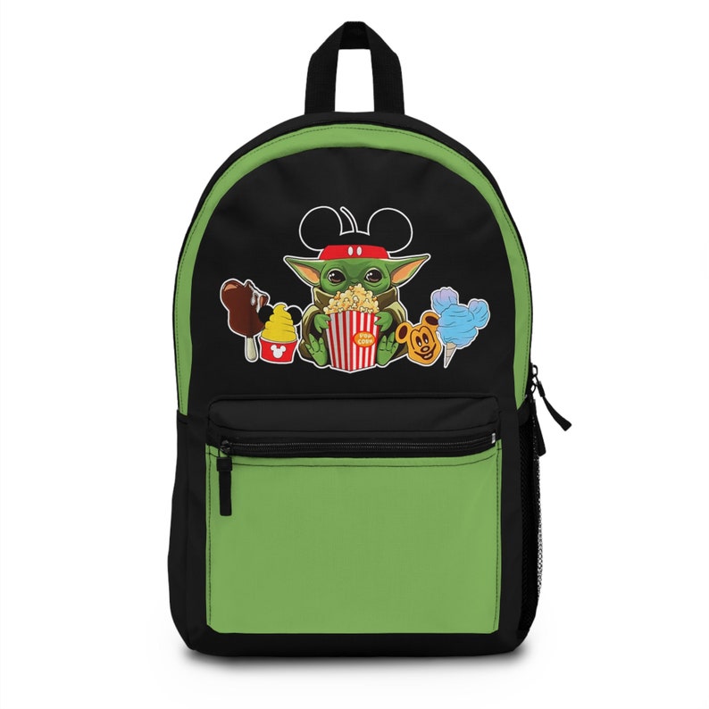 Grogu Mochila Star Wars Bolsa Mandalorian Bolsa para papá Disney Park Bolsa Disney Bolsa de vacaciones Disney Disney Mochila Disney Regalo Star Wars Regalos imagen 1