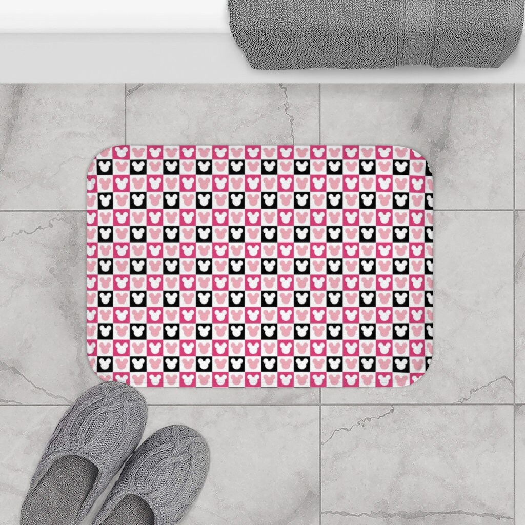 Minnie Mouse Bath Mat Minnie Mouse Bathroom Decor