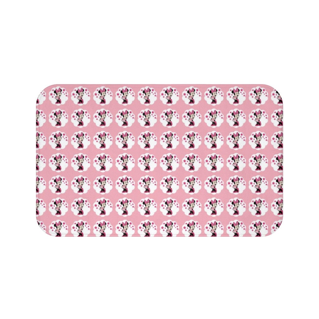 Minnie Mouse Bath Mat - Minnie Mouse Bathroom Decor