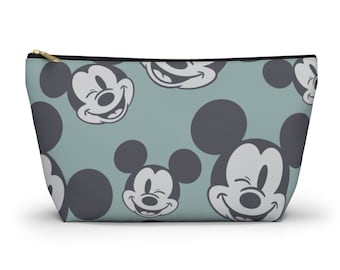 Mickey Mouse Accessory Pouch - Cosmetic Bag - Disney Pencil Case - Mickey Travel Pouch
