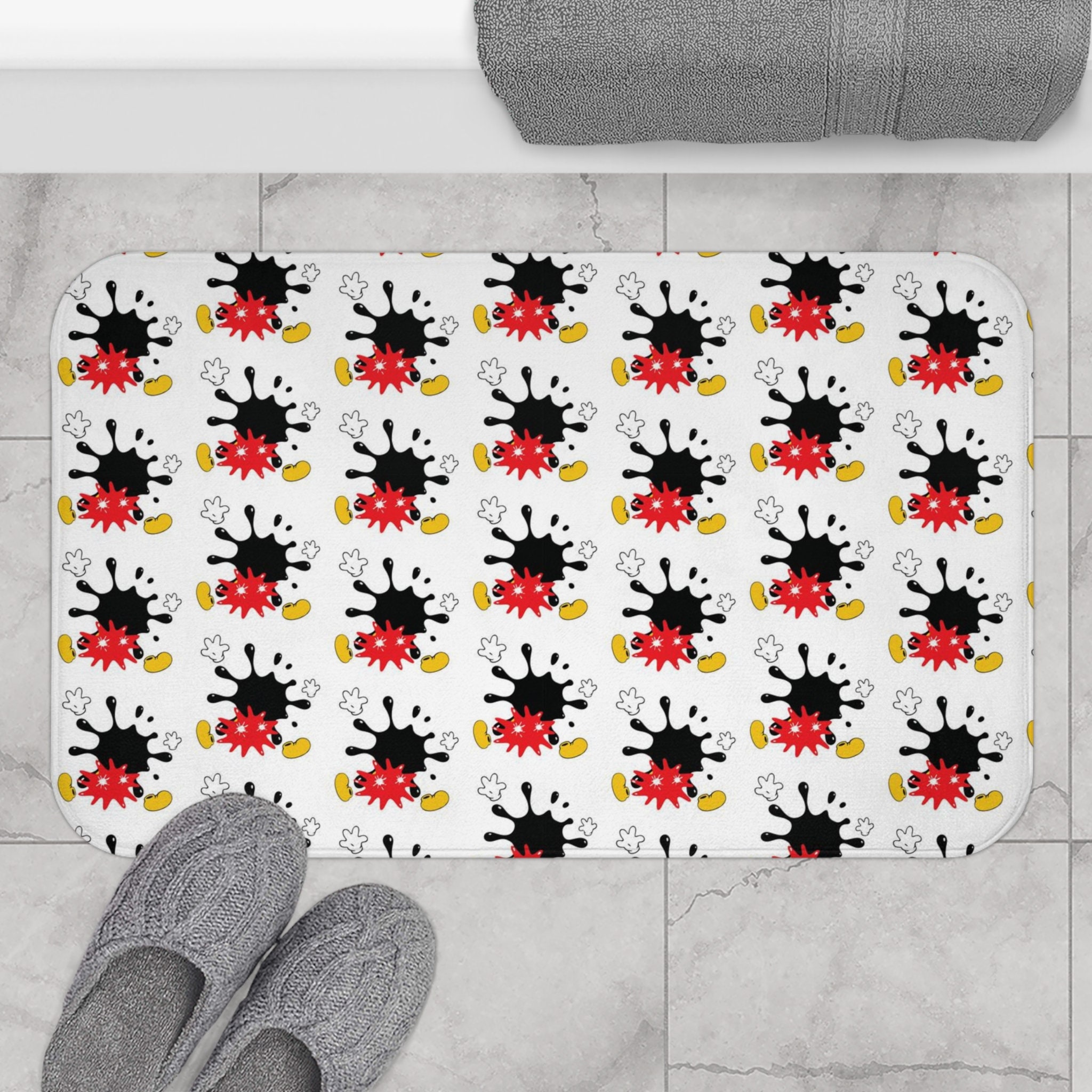 Disney Bath Mat Disney Bathroom Decor Mickey Mouse Bath