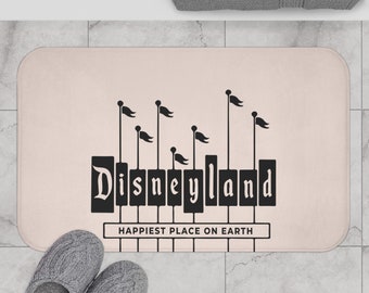 Disney Entrance Sign Bath Mat Disney Bath Decor Disney Home Decor Magic Kingdom Decor Mickey Mouse Bath Decor Disney World Disney Bathroom