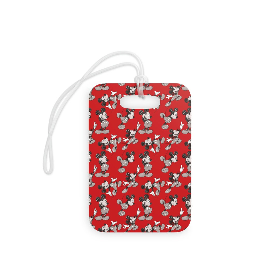 Retro Minnie Luggage Tags, Disney Luggage Tag, Disney Inspired Print