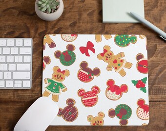 Disney Christmas Mouse Pad, Cute Mickey Mouse Christmas Office Supplies, Mickey Mouse Desk Decor, Mickey Mouse Home, Mickey Christmas Decor