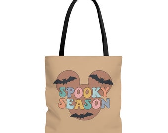 Pumpkin Disney Tote Bag - Halloween Disney Luggage - Disney Shopping Bag - Mickey Mouse Bag - Disney Trip - Disney Fall Halloween tote