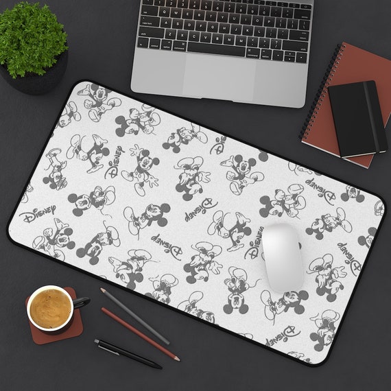 Disney Retro Desk Mat Magic Kingdom Office Supply Mickey Etsy