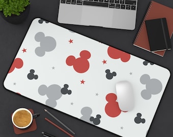 Alfombrilla de escritorio de Disney Main Street Office Supply Decoración del hogar de Mickey Decoración de oficina en casa de Disney Accesorios de Mickey Papelería de Disney Escritorio de Disney