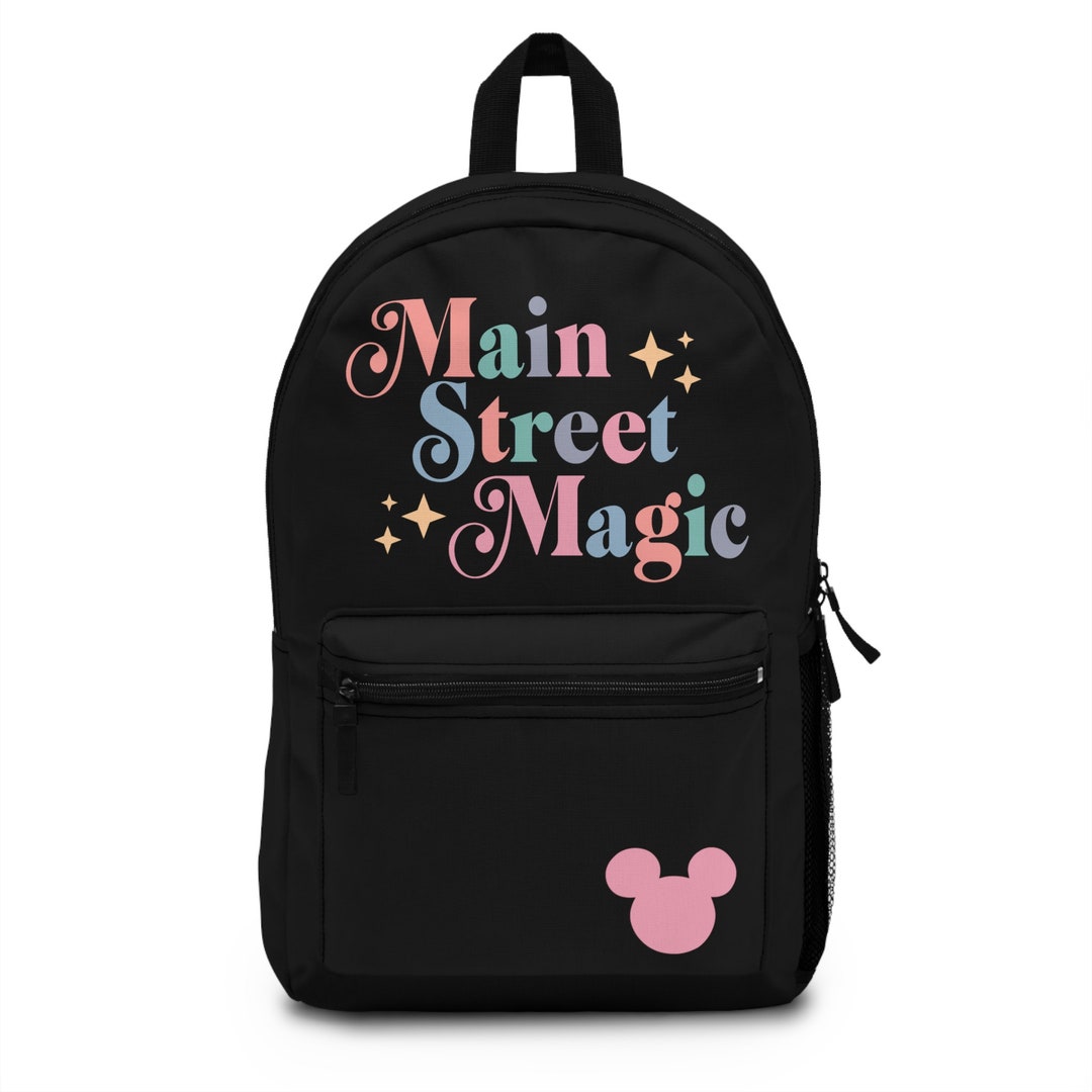 Disney Backpack Disney School Bag Mickey Mouse Bag Disney Park Bag
