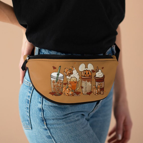 Cute Halloween Disney Fanny Pack Fancy Pumpkin Disney Waist Bag