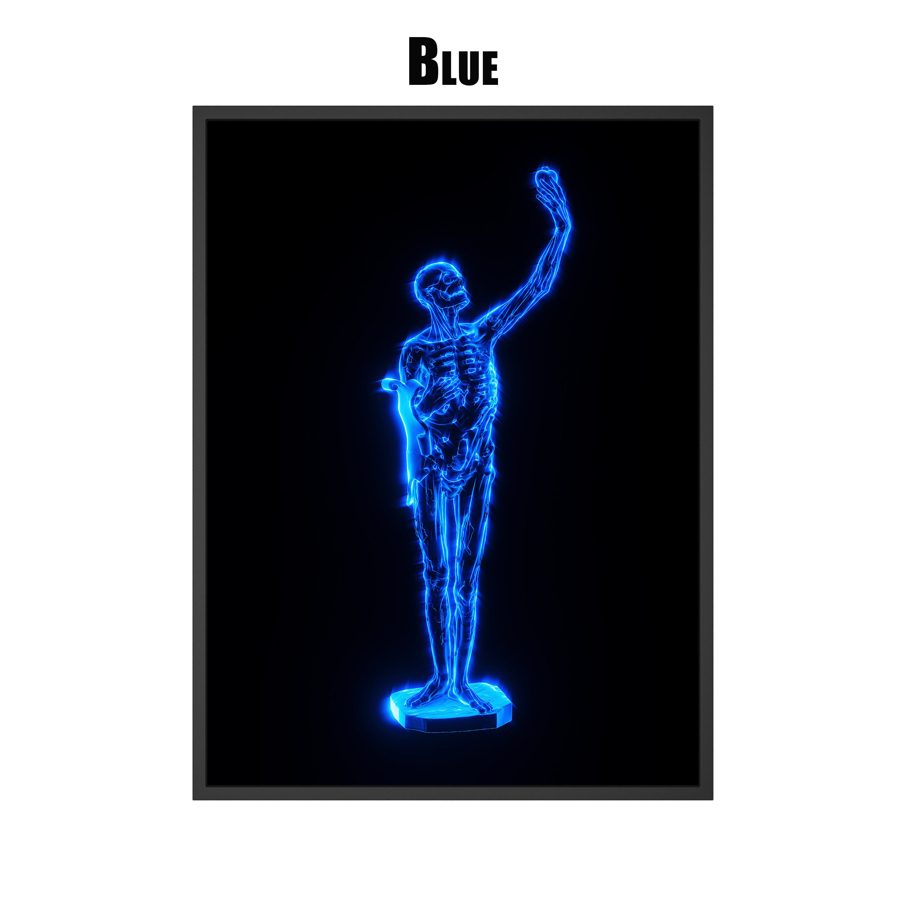 Corpse Statue at the Cadaver Tomb of Rene of Chalon Neon Print/wall Art ...
