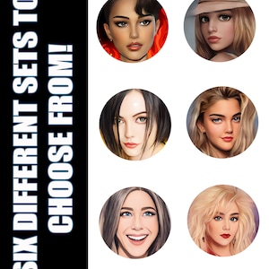 Sexy Famous Female Stickers