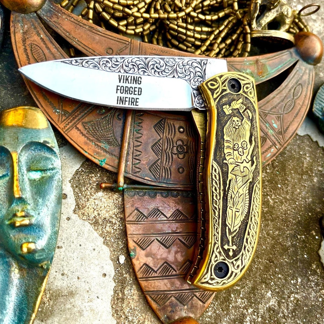 Obsidian Knife Pocket Knife for Women Christmas Gift Etsy