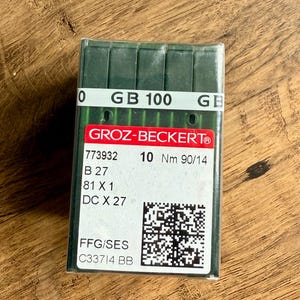 Groz-Beckert DCX27 / DC27 Kugelspitze Industrie Overlocker Maschinennadeln Größe 100/16