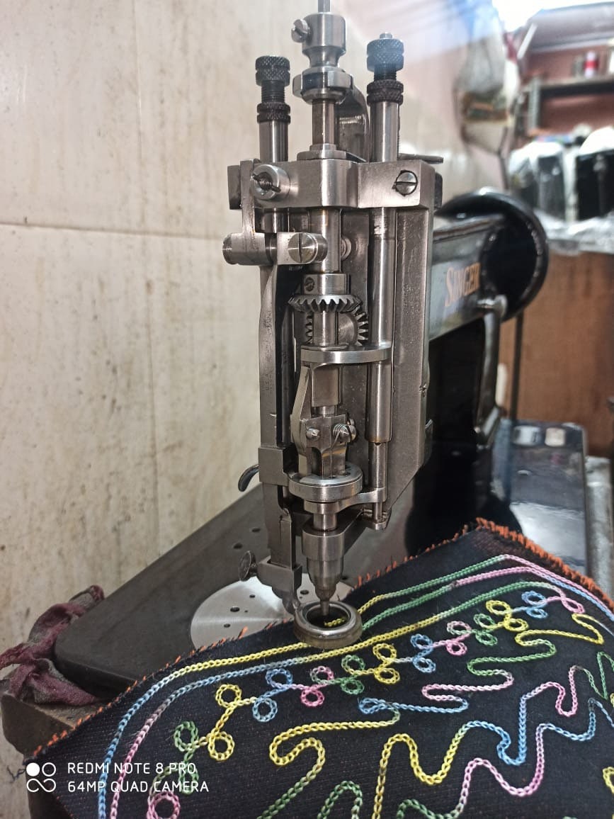 Singer 114w103 Vintage Embroidery Chain & Moss Stitch Machine Etsy