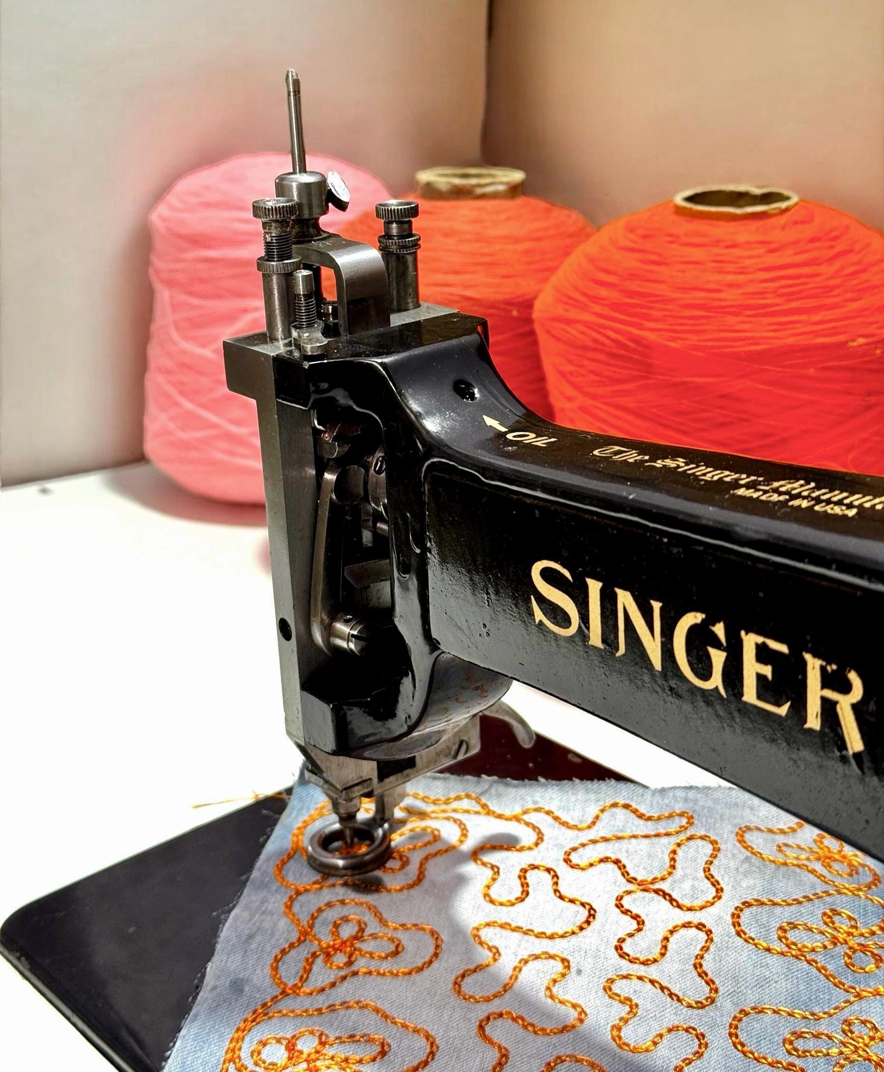 Singer 114w103 Vintage Embroidery Chain & Moss Stitch