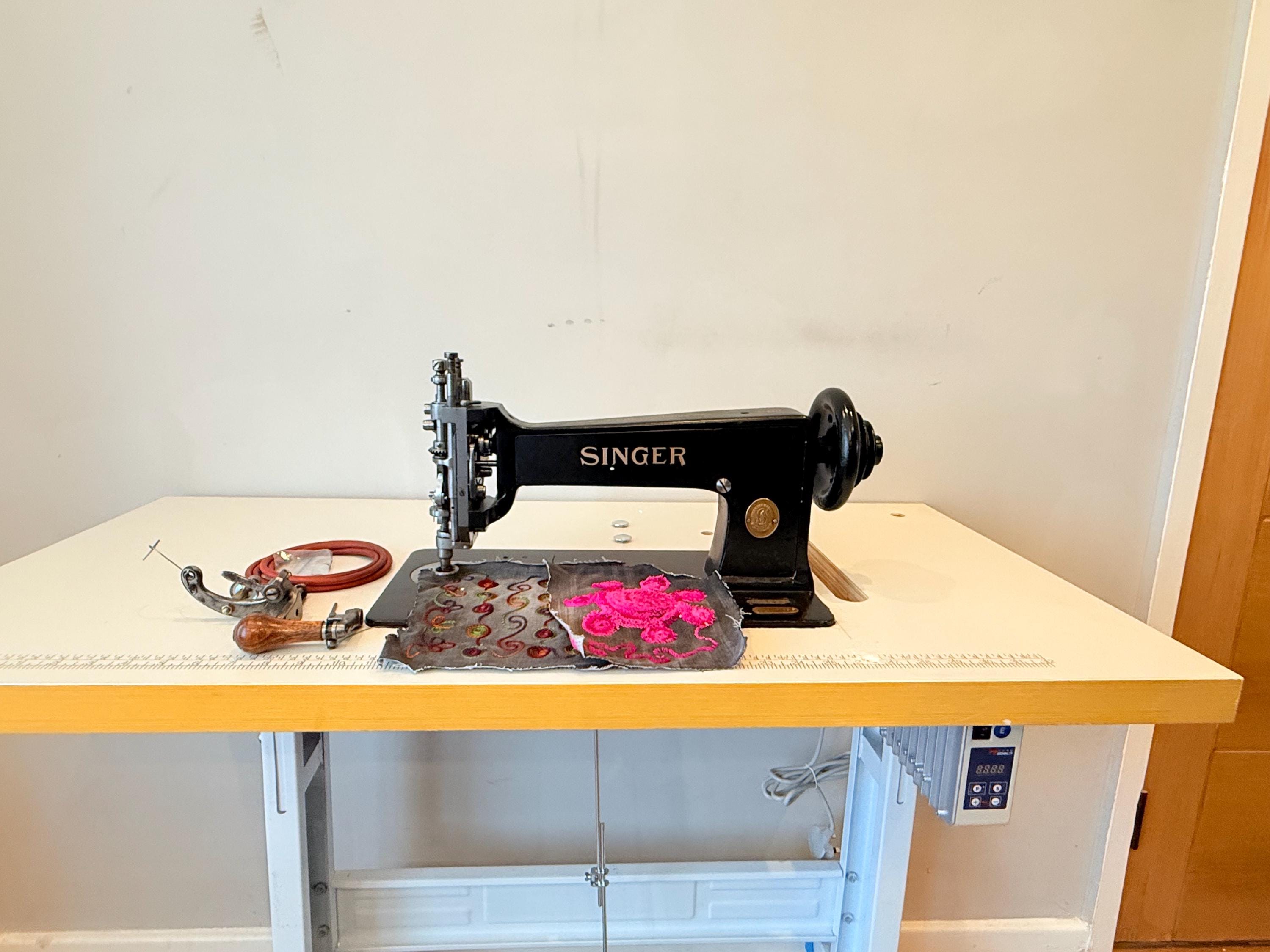 シンガー114w103 ビンテージ刺繍チェーン＆モスステッチミシン（再生品 