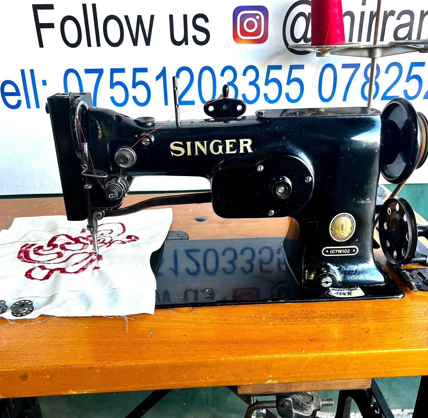 Singer 111W155 Industrial Walking Foot Sewing Machine (Head Only) -  Old/Sold 
