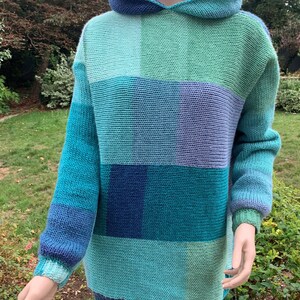 Knitting Machine Pattern - Hoodie Sweater - Addi, Sentro 48 46 Pin ...