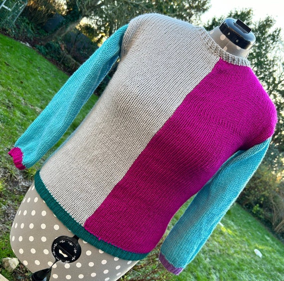 Knitting Machine Pattern - Four Seasons Sweater - Panel