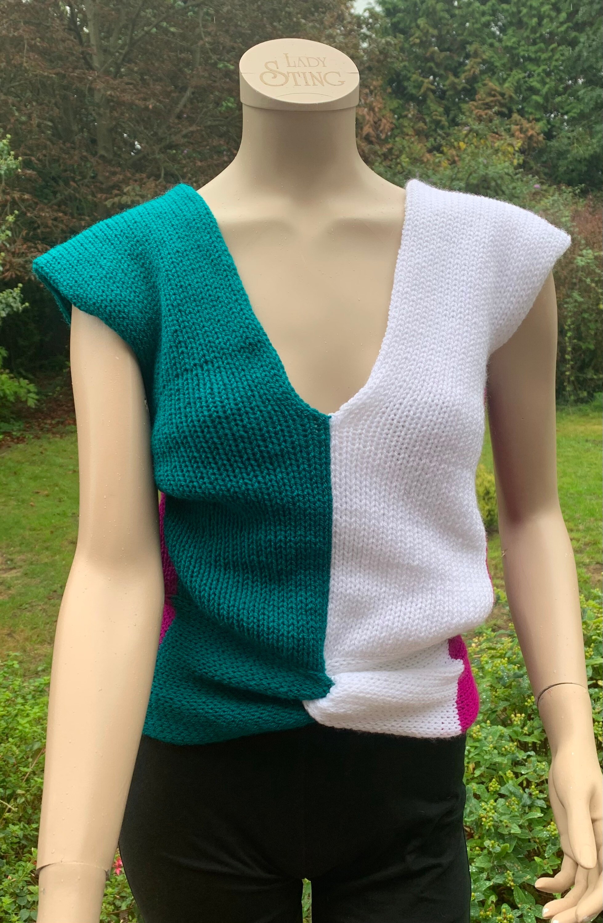 トップス melt the lady contrast stitch knit Leah Contrast Stitch Knit Top – Opulent Love Apparel LLC