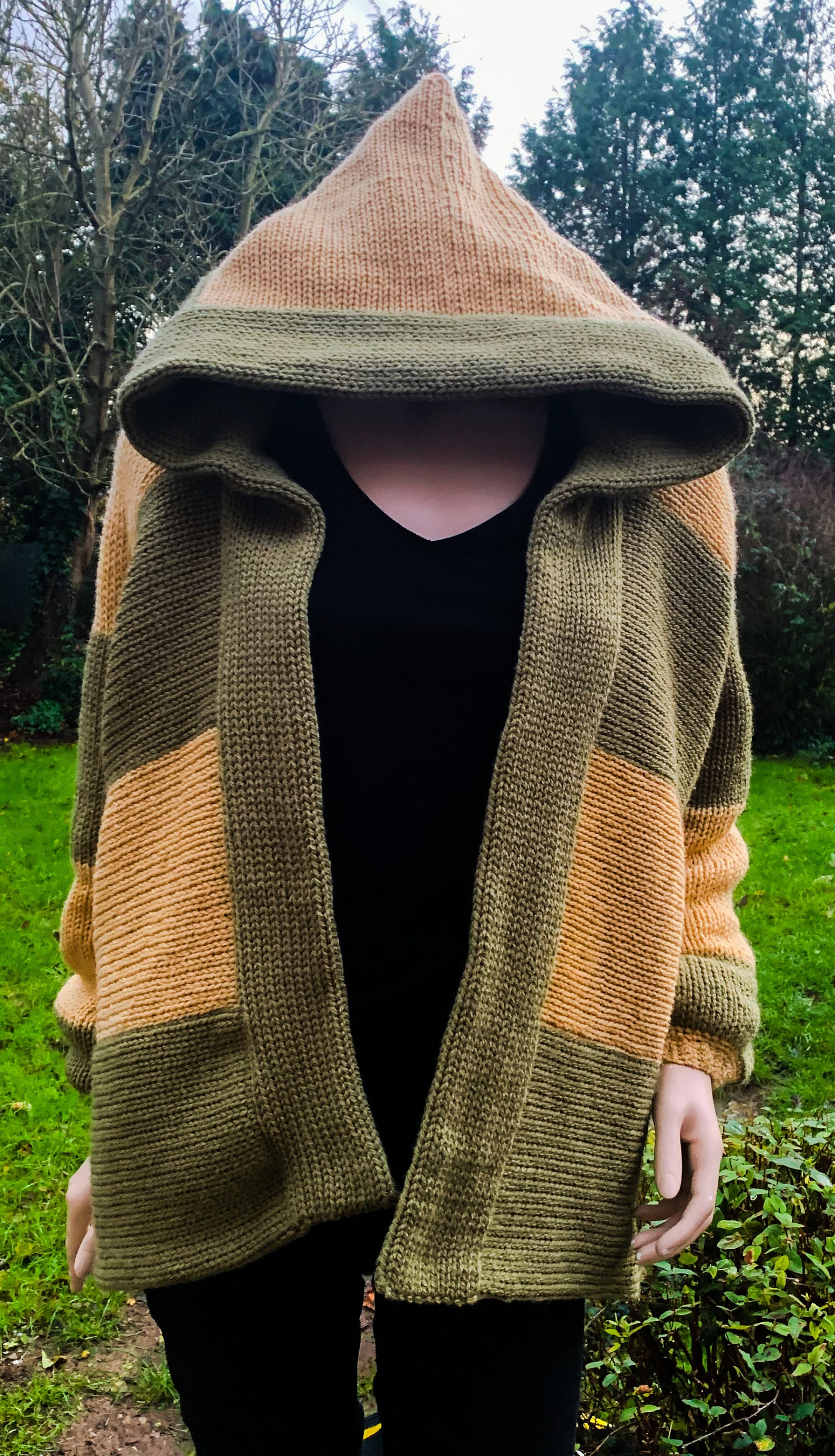 Knitting Machine Pattern Hooded Cardigan Addi Sentro 48 Etsy