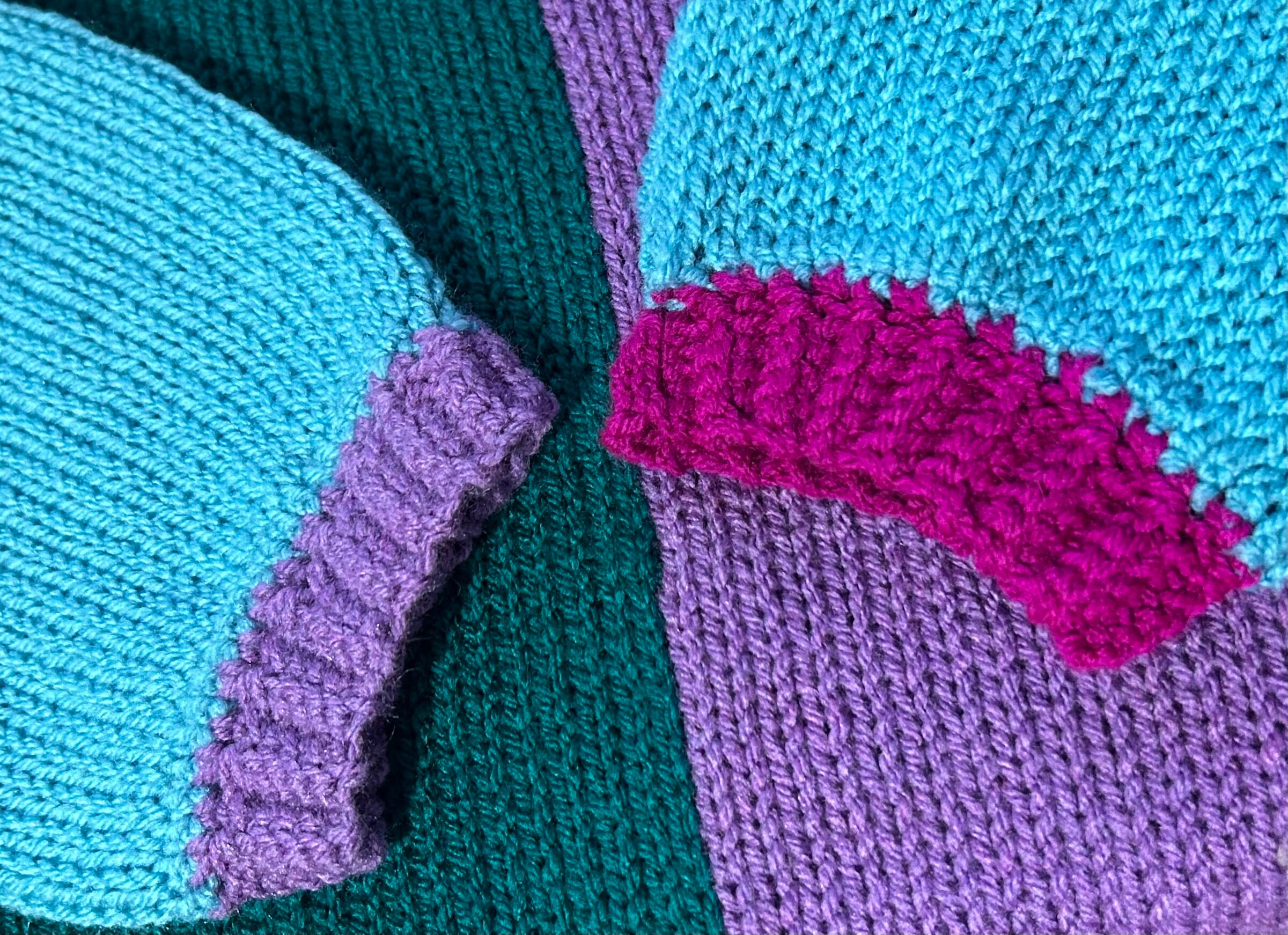 Knitting Machine Pattern - Four Seasons Sweater - Panel Setting