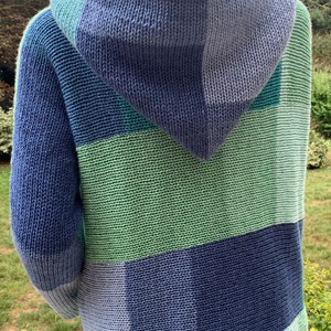 Knitting Machine Pattern - Hoodie Sweater - Addi, Sentro 48 46 Pin ...