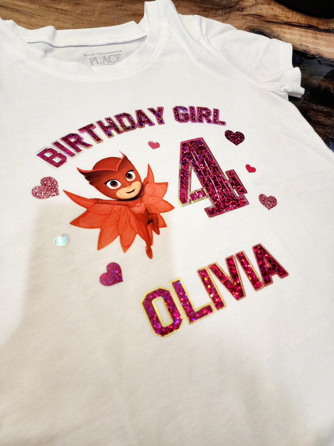 Owlette Birthday Girl PJ Masks Custom Shirt Etsy