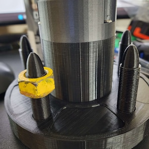 Nascar wheel hub 3d printed for your show piece