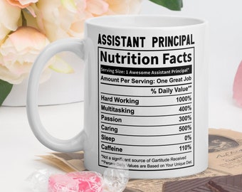 Assistant Principal Gift, Assistant Principal Mug, Teacher's Day Gift, Assistant Principal Christmas Gift, Teacher Appreciation Gift