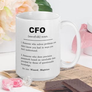 Best Chief Financial Officer Mug, New CFO, CFO Gift, CFO Mug, Cfo Gift Idea, Cfo Christmas Present, Cfo Birthday Gift, Cfo Graduation Gift