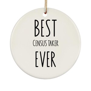 Census Taker, Census Taker Ornament, Census Taker Gift, Census Taker Appreciation Gift, Census Taker Gift Ideas, Census Taker Christmas Gift