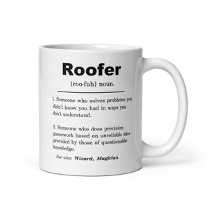 Roofer, Roofer Mug, Roofer Gift, Roofer Appreciation Gift, Roofer Gift Ideas, Roofer Birthday Gift, Roofer Christmas Gift