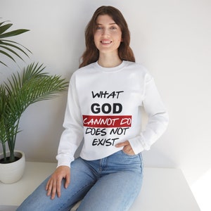 What God Cannot Do Does Not Exist, NSPPD 7am Fire Prayers, Pastor Jerry Eze Live, Christian Christmas Birthday, Christian Unisex Sweatshirt