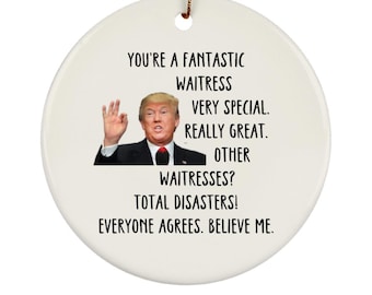 Serveuse, décoration serveuse, cadeau serveuse, cadeau de remerciement pour serveuse, idées cadeaux serveuse, cadeau de Noël pour serveuse, cadeau d'anniversaire pour serveuse