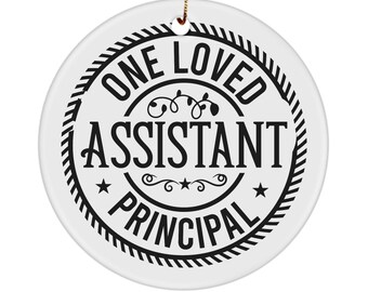 Assistant principal gift, assistant principal ornament, teacher's day gift , assistant principal christmas gift, teacher appreciation gift