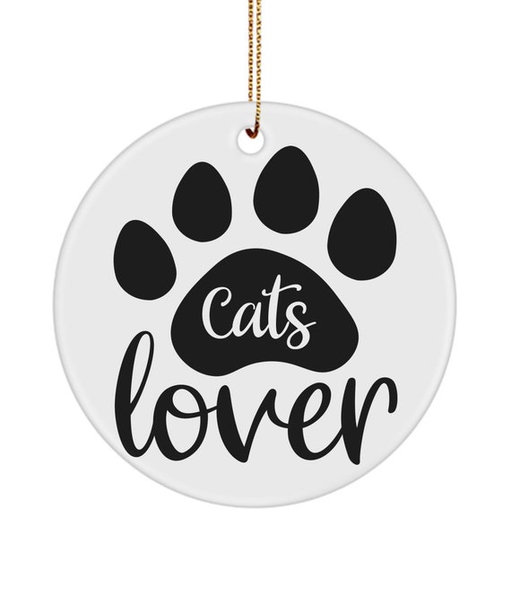 Cat Ornament, Cat Mom, Cat Dad, Cat Lovers Gift, Cats Lover