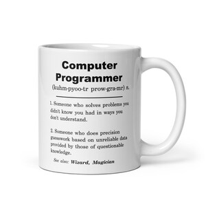 Computer Programmierer, Computer Programmierer Geschenk, Computer Programmierer Becher, Computer Programmierer Geschenkidee, Computer Programmierer Weihnachten