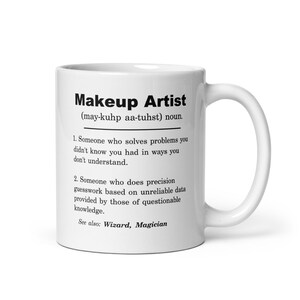 Makeup Artist, Makeup Artist Mug, Makeup Artist Gift, Makeup Artist Appreciation Gift, Makeup Artist Gift idea, Makeup Artist Christmas Gift