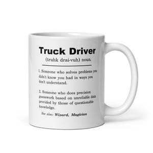 Truck Driver, Truck Driver Mug, Truck Driver Gift, Truck Driver Appreciation Gift, Truck Driver Gift Ideas, Truck Driver Birthday Gift