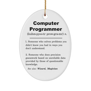 Computer Programmer, Computer Programmer Gift, Computer Programmer Ornament, Computer Programmer Gift Idea, Computer Programmer Christmas