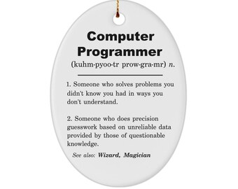 Computer Programmer, Computer Programmer Gift, Computer Programmer Ornament, Computer Programmer Gift Idea, Computer Programmer Christmas