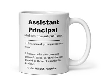 Assistant Principal Gift, Assistant Principal Definition Mug, Assistant Principal Appreciation Present, Gift For Assistant Principal