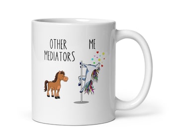 Mediador, taza de mediador, regalo de mediador, regalo de agradecimiento de mediador, ideas de regalo de mediador, regalo de Navidad de mediador, regalo de cumpleaños de mediador